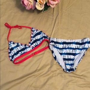 2 piece bikini. Watercolor